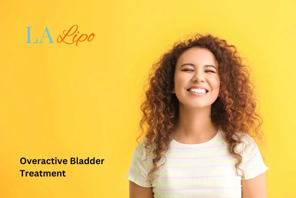 woman smiling about overactive bladder treatment Greater London (Kingston upon Thames) solutions